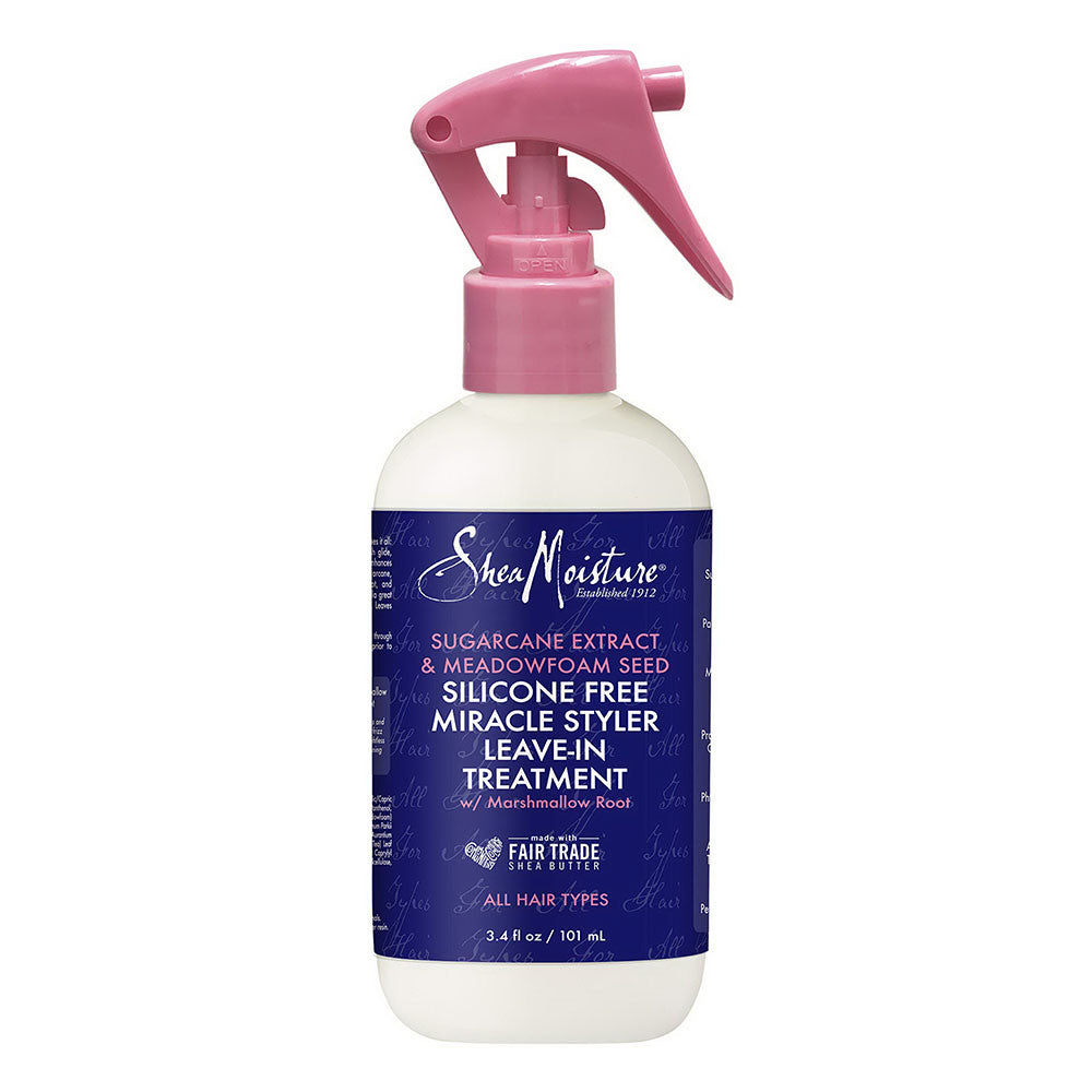 Shea Moisture Silicone Free Miracle Styler Leave In Treatment, 3.4 Oz